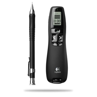 Presenter video Logitech R800 - Wireless, LCD timer, laser pointer
