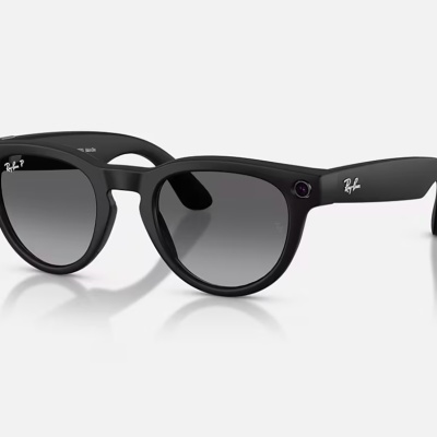 Ray-Ban Meta Headliner Gen 2 AI Glasses Matte Black/Polar Gradient Graphite RW4013 601ST3 50