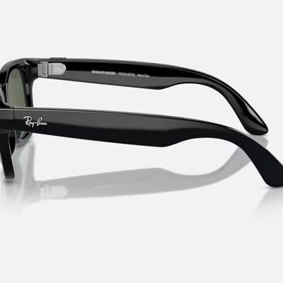 Ray-Ban Meta Wayfarer AI Glasses Shiny Black/G-15 Green - Img 3