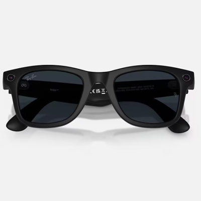 Ray-Ban Meta Wayfarer Gen 2 High Bridge FIT Matte Black Clear/Grey Transitions 50-22 - Img 8