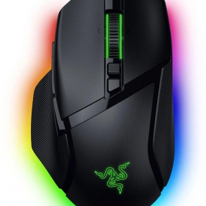 Razer Basilisk V3 Pro 35K, wireless, bluetooth, rezolutie maxima 35000 DPI, 11 butoane programabile, autonomie pana la 140h (mod wireless, miscare constanta la 1000Hz), pana la 210h (mod bluetooth), iluminare Razer Chroma™ RGB, senzor Focus Pro 35K