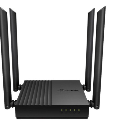 Router Wireless TP-Link ARCHER C64, standarde wireess: IEEE 802.11ac/n/a 5 GHz, IEEE 802.11n/b/g 2.4 GHz, viteza: 5 GHz: 867 Mbps (802.11ac), 2.4 GHz: 400 Mbps (802.11n), 4 × antene fixe de înaltă performanță, MU-MIMO, Processor:1.2 GHz CPU, interfata: 1