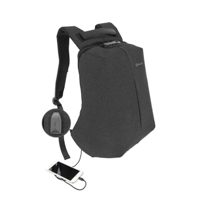 Rucsac laptop Tellur Antifurt V2, cu port USB, 15.6", negru - Img 7