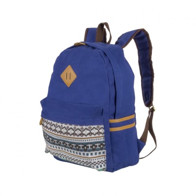 Rucsac Serioux JOY, max 15.6", compartimentat, material textil, albastru - Img 5