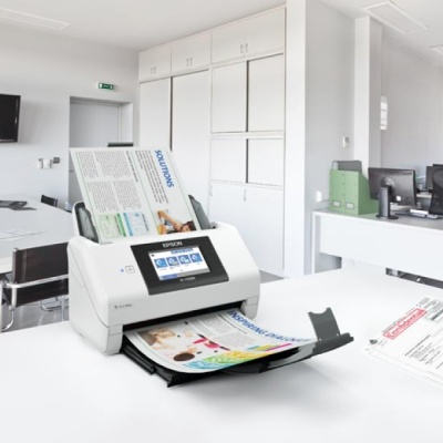 Scanner Epson DS-790WN, dimensiune A4, tip sheetfed, viteza scanare: 45ppm alb-negru si color, rezolutie optica 600x600dpi, ADF Single Pass 50 pagini, duplex, senzor CCD, Scan to Email, Scan to Email, Scan to FTP, Scan to Microsoft SharePoint®, Scan to - Img 8