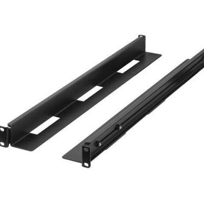 Set sine glisante pentru rack 19", 650-1090 mm, negre