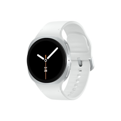 SG Watch8 40mm 1.34" L325 (eSIM Cellular) Silver / White strap