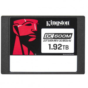 SSD Kingston, DC600M, 2.5", 1920GB, SATA 3.0 (6GB/s), R/W speed: 560MBs/530MBs