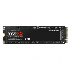 SSD Samsung, 990 PRO, retail, 2TB, NVMe M.2 2280 PCI-E, R/W speed:74500/6900 MB/s