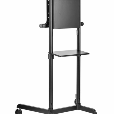 Stand TV mobil Serioux TV11-46TW, parti metalice: Cadru principal vertical, Brațele de prindere VESA, Placa de montaj TV, baza, fixarea se face cu ajutorul accesoriile incluse; dimensiuni: 920x702x1595mm, compatibilitate dimensiune ecran: 37"-70", - Img 5