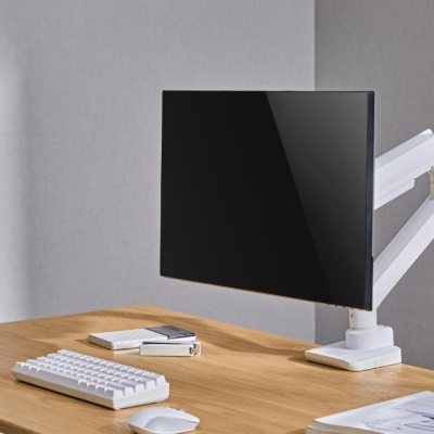 Suport monitor Serioux MM69-C012, compatibilitate dimensiune ecran 17"-49", arc cu gaz, greutate maximă suportata: (per ecran): 2~20 kg, VESA: 75x75, 100x100, inclinare: +50°~-20°, pivotare: +90°~-90°, rotația ecranului: +180°~-180°, instalare: clemă, - Img 9