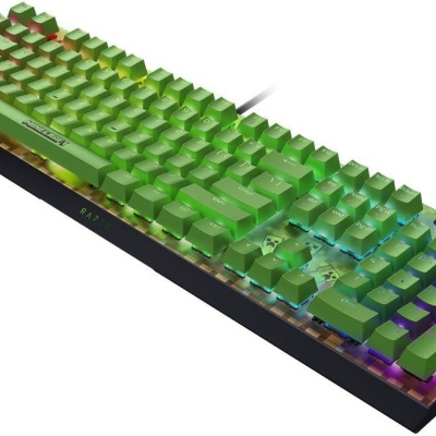 Tastatura mecanica gaming BlackWidow V4 X (Green Switch) - Minecraft Edition , layout US, taste ABS, layout US, cu 6 butoane customizabile, negru - Img 3