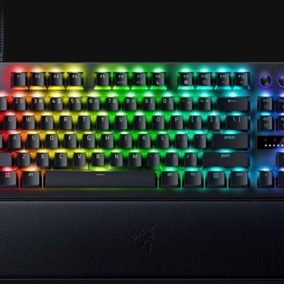 Tastatura mecanica Razer Huntsman V3 Pro Tenkeyless , iluminare Razer Chroma RGB, US layout, negru