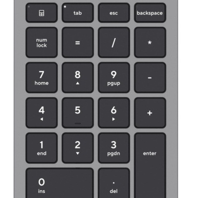 Tastatura Trust numerica wireless Xalax , numar taste 22, gri