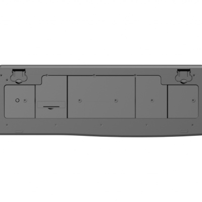 Tastatură wireless 2.4G SRXK-SKB706W, Tastatură: cu rând independent de taste multimedia, Mod Wireless: 2.4G, Număr taste: 104 + 9 taste rapide, Material: ABS, Culoare: Negru, Chipset: Huntersun, Tip interfață: USB, Dimensiune: 442*152*25mm ; 440g, - Img 5