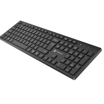 Tastatura wireless Natec Herring, tip membrana, 105 taste, negru - Img 2