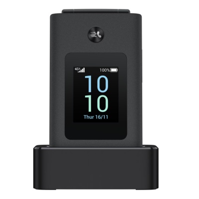 Telefon mobil pliabil TCL OneTouch 4043D, 3.2", 48MB RAM, 128 MB, 4G LTE, Dual SIM, Unisoc T107, Gri - Img 3