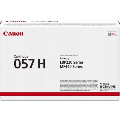 Toner Canon CRG057H black, capacitate 10k pagini, pentru LBP223DW; LBP226DW; LBP228X; MF443DW; MF445DW; MF446X; MF449X. - Img 3