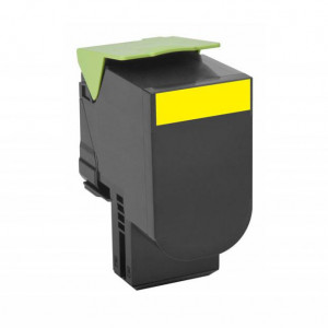 Toner Lexmark 80C2XYE, yellow, 4 k, CX510de , CX510de Statoil ,CX510dhe , CX510dthe