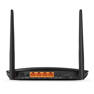 TP-LINK ROUTER 4G+ AC1200 Dual-Band CAT6 ARCHER MR500, interfata: 1× Porturi LAN/WAN 10/100/1000 Mbps, 3× Porturi LAN 10/100/1000 Mbps, 1× Slot Micro SIM, Dimensiuni: 202 × 141 × 33.6 mm, 2× Antene externe LTE detașabile, Standarde Wireless: IEEE - Img 5