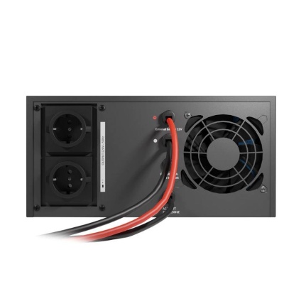 UPS NJOY Aira 1200 centrale de incalzire, 1.2KVA / 1KVA, 2 x prize conectate la baterie, Display LCD, Fara baterie (necesita acumulator extern de minim 40Ah pentru a functiona) - Img 2