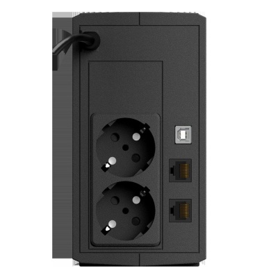 UPS NJOY Keen 800, 800VA/480W, Line-interactive, 2 Prize Schuko cu Protectie, Repornire Automata, Reglaj Automat al Tensiunii - Img 2