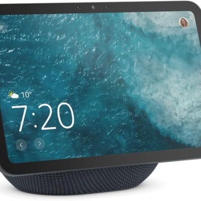 Amazon Echo Show 8. Virtual assistant: Amazon Alexa, Shape: Rectangle, Product colour: Grey. Display diagonal: 22.1 cm (8.7"), Camera resolution (numeric): 13 MP. Woofer diameter: 7.1 cm. Connectivity technology: Wired & Wireless, Wi-Fi standards: