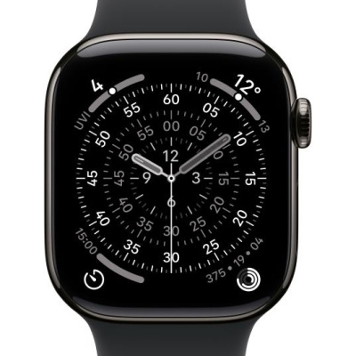 Apple Watch 42mm Sport Band: Black Sport Band - M/L