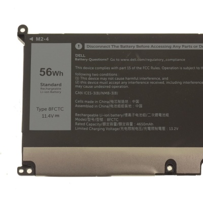 Baterie originala pentru laptop Alienware m15 R3, m15 R4, m15 R5 Ryzen Edition, m15 R6, m17 R3, m17 R4, Dell type 8FCTC, 56Wh - Img 2
