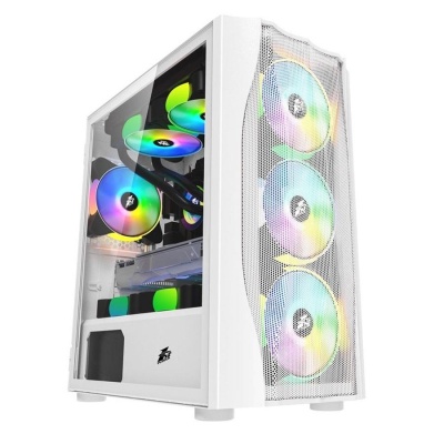 Carcasa 1STPLAYER Gaming X3-M-4F1-W-WH Full Tower ALB - Img 4