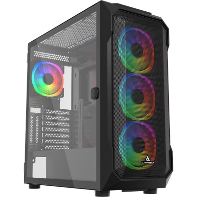 Carcasa ALPHAGEAR Artisan ARGB, Mid Tower, Black