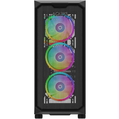 Carcasa AQIRYS Wezen PRO, RGB, Mid Tower, Black - Img 3