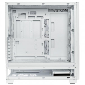 Carcasa PHANTEKS XT PRO ULTRA Mid Tower DRGB ALB, Tempered Glass, Sloturi Expansiune 7, Drive Bays: 2x 3,5" 5x2,5", Ventilatoare Suportate: 10 (spate: 1x120mm sau 1x140mm, fata: 3x140mm sau 3x120mm, sus: 3x120mm sau 2x140mm), Ventilatoare incluse: - Img 6