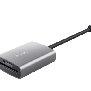 Cardreader USB-C Trust Dalyx Fast, carduri compatibile micro-SD, SD, gri