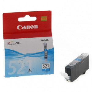 Cartus cerneala Canon CLI-521C, cyan, 9ml / 505 pagini, pentru Canon MX860, Pixma IP3600, Pixma IP4600, Pixma IP4700, Pixma MP540, Pixma MP550, Pixma MP560, Pixma MP620, Pixma MP630, Pixma MP640, Pixma MP980, Pixma MP990, Pixma MX870.
