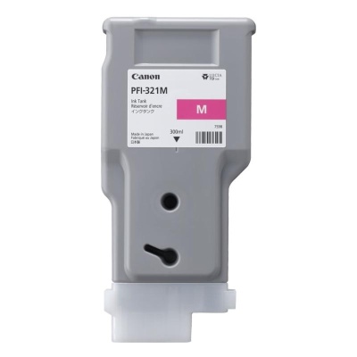 Cartus cerneala Canon PFI-321M, Magenta, capacitate 300ml, pentru Canon TM-240, TM-340. - Img 2
