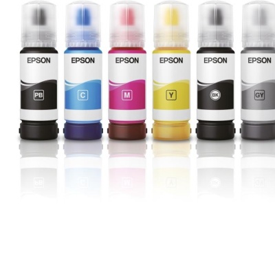 Cartus cerneala Epson 115, photo black, capacitate 70ml / 6200 pagini, compatibil cu: Epson EcoTank L8160, EcoTank L8180. - Img 5