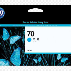 Cartus cerneala HP 70 DESIGNJET cyan C9452A, 130 ml, HP DesignJet SD Pro ,HP DesignJet Z2100, HP DesignJet Z5200, HP DesignJet Z5400, HP DesignjetZ2100, NR.70