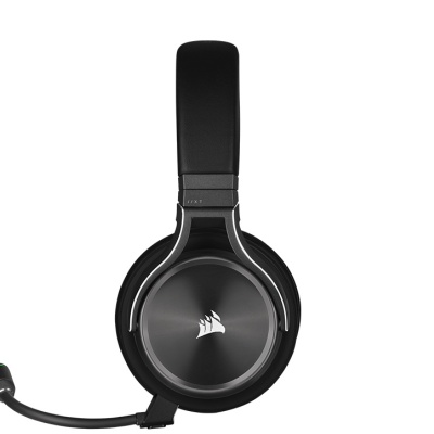 Casti cu microfon Corsair Virtuoso XT RGB WIRELESS, Multi-platform Gaming and Mobile, 20hz-40KHz, 32 ohm, 109db, driver 50mm, autonomie baterie de pana la 15 ore, negru - Img 2