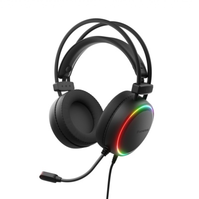 Casti gaming cu fir Genesis Neon 613 G2, sunet stereo, microfon, impendanta 32 Ohm, frecventa raspuns 20 - 20.000 Hz, lungime cablu 220 cm, iluminare RGB, frecventa raspuns microfon 10 Hz - 10 KHz, sensibilitate -42dB, conectivitate 1x Jack 3.5 mm TRRS,