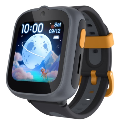 Ceas SmartWatch pentru copii TCL MOVETIME Kids Watch MT48, 1.68", 4G, GPS, IP68 2ATM, Camera 2MP, Nebula Grey - Img 4
