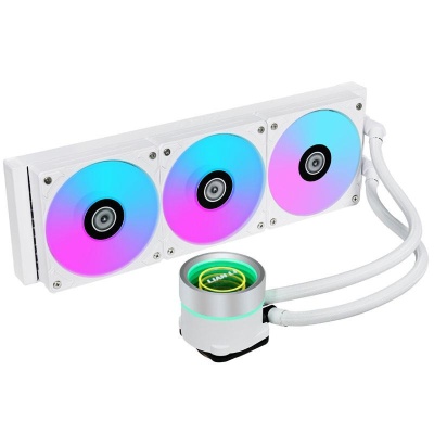 Cooler Lian Li GALAHAD II 360 Trinity ARGB alb - Img 3