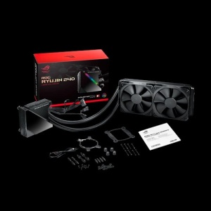 Cooler procesor ASUS ROG RYUJIN 240, racire cu lichid, Aura Sync, RGB, OLED LiveDash - Img 11