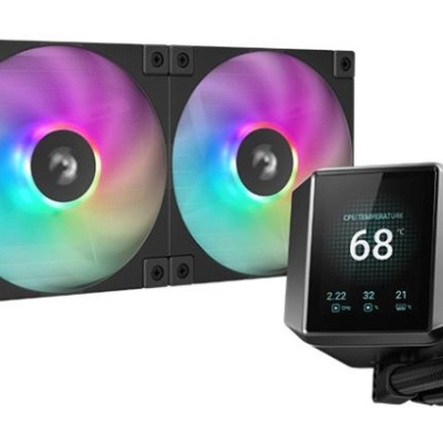 Cooler Procesor DEEPCOOL MYSTIQUE 240 ARGB NEGRU - Img 6