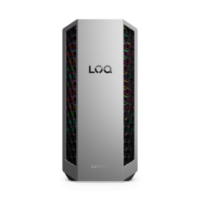 Desktop Gaming Lenovo LOQ Tower 26ADR10 cu procesor AMD Ryzen 7 8745HX pana la 5.1 GHz, 16 GB DDR5, 512GB SSD, RTX 5060 Ti, Fara OS, Black, 2 ani Garantie