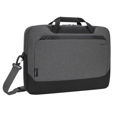 Geanta laptop slim Targus Cypress, EcoSmart, pentru laptopuri de 15.6" sau mai mici, material ECO 300, dimensiuni: 42 x 4.5 x 35 cm, dimensiune compartiment laptop: 38.7 x 26.5 x 2.5 cm, greutate 0.76 kg, gri - Img 7