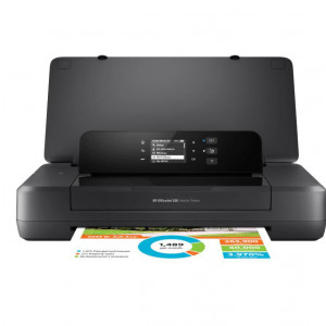 Imprimanta inkjet A4 HP OfficeJet 200 Mobile Printer CZ993A HP OfficeJet 200 Mobile Printer; A4, color, portabila, viteza (ISO) : max 10ppm black, 7 ppm color (CA), 9 ppm black, 6 ppm color (baterie), fpo 12 sec black (CA), 14 sec color (CA), 12 sec