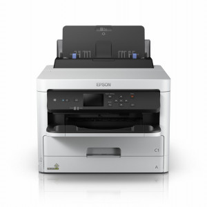 Imprimanta inkjet mono Epson WorkForce Pro WF-M5299DW , dimensiune A4 (Printare),duplex, viteza 34ppm, rezolutie 1200 x 2400 dpi, alimentare hartie 330 coli, , volum lunar printare: 45.000 pagini, Display LCD 6.1cm Interfață: WiFi, USB, Wi-Fi Direct,