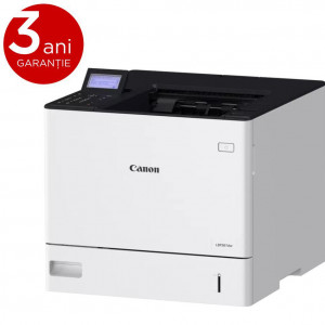 Imprimanta laser mono Canon LBP361DW, dimensiune A4, duplex, viteza imprimare max 61ppm, rezolutie 1200x1200dpi, memorie RAM 2GB, Memorie stocare 32GB eMMC, alimentare hartie standard 650coli, max 2650 coli, volum de printare maxim 250k pagini/luna,