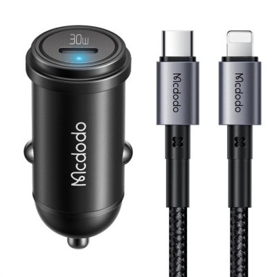 Incarcator Auto MCDODO CC-7492, 30W, 1 port, Negru